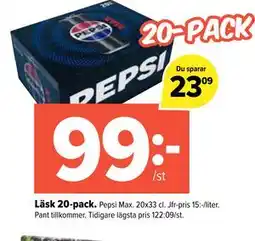 Coop Extra Läsk 20-pack erbjuda