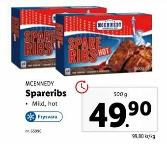 Lidl Spareribs erbjuda