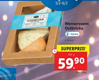 Lidl Wernerssons Ostbricka erbjuda