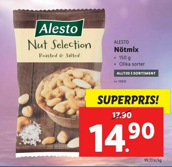 Lidl Nötmix erbjuda