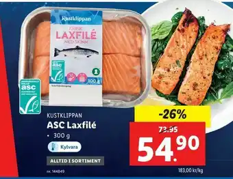 Lidl ASC Laxfilé erbjuda
