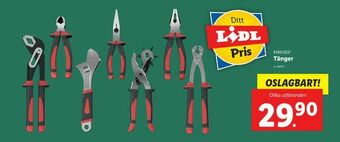 Lidl Tänger erbjuda