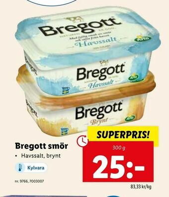 Lidl Bregott smör erbjuda