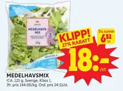 Ica Hajen Lagpris Ica Medelhavsmix erbjuda