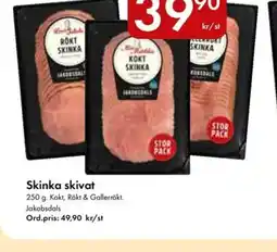 Snabbgross Skinka skivat erbjuda