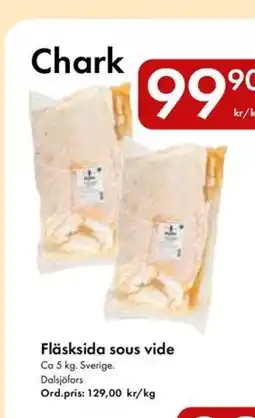 Snabbgross Fläsksida sous vide erbjuda