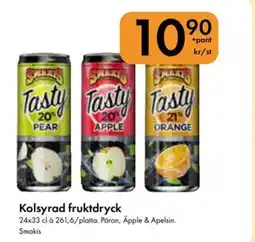 Snabbgross Kolsyrad fruktdryck erbjuda
