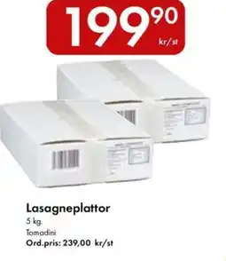 Snabbgross Lasagneplattor erbjuda