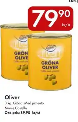 Snabbgross Oliver erbjuda