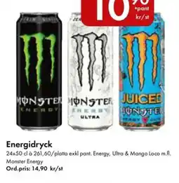 Snabbgross Energidryck erbjuda