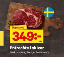City Gross Entrecôte i skivor erbjuda