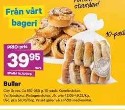 City Gross Bullar, Pris i appen erbjuda
