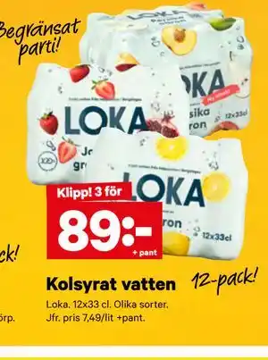 Kolsyrat vatten