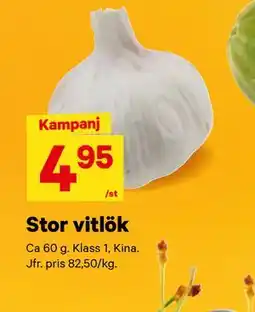 City Gross Stor vitlök erbjuda