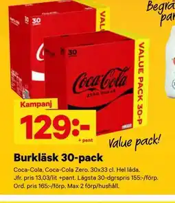 City Gross Burkläsk 30-pack erbjuda