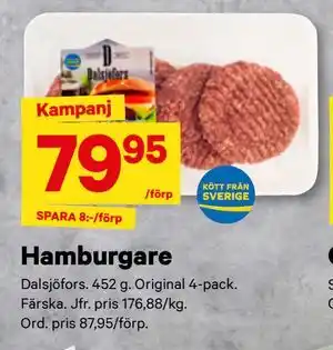 City Gross Hamburgare erbjuda