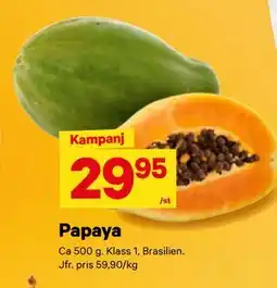 City Gross Papaya erbjuda