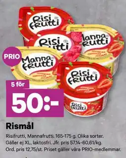 City Gross Rismål, Pris i appen erbjuda