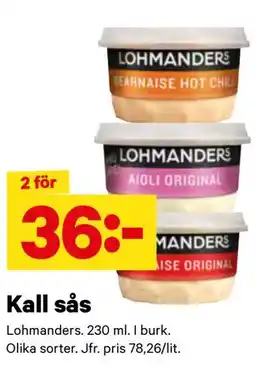 City Gross Kall sås erbjuda