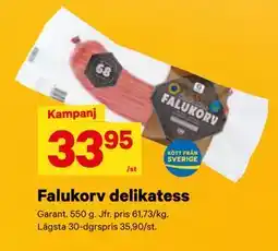 City Gross Falukorv delikatess erbjuda