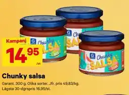 City Gross Chunky salsa erbjuda