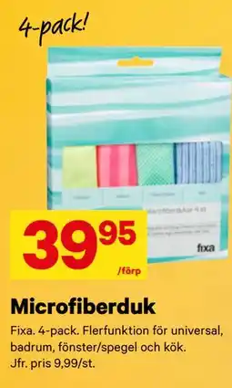 City Gross Microfiberduk erbjuda