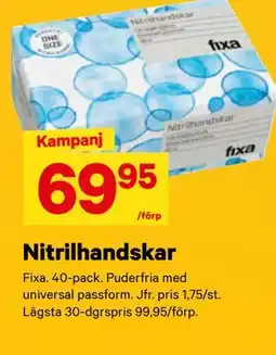 City Gross Nitrilhandskar erbjuda
