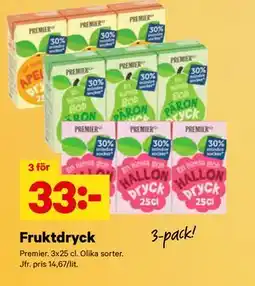 City Gross Fruktdryck erbjuda