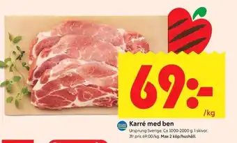 Karré med ben