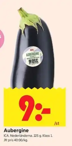 ICA Kvantum ICA Aubergine erbjuda