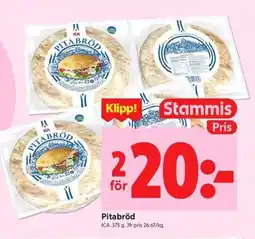 ICA Kvantum ICA Pitabröd erbjuda