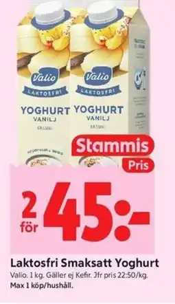ICA Kvantum Valio Laktosfri Smaksatt Yoghurt erbjuda