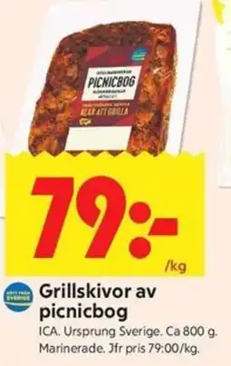 ICA Kvantum ICA Grillskivor av picnicbog erbjuda
