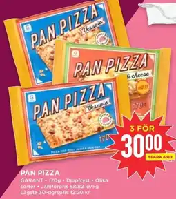 Willys Garant Pan pizza erbjuda