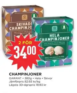 Willys Garant Champinjoner erbjuda