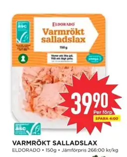 Willys ELDORADO Varmrökt salladslax erbjuda