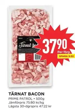 Willys Tärnat bacon erbjuda