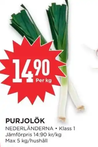 Willys Purjolök erbjuda