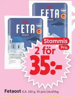 ICA Supermarket ICA Fetaost erbjuda