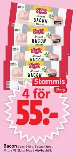 ICA Supermarket Scan Bacon erbjuda