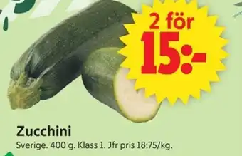 ICA Supermarket Zucchini erbjuda