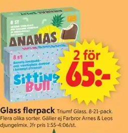 ICA Supermarket Triumf Glass flerpack erbjuda