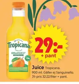 ICA Supermarket Tropicana Juice erbjuda