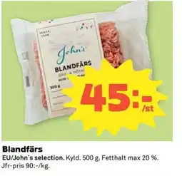 Coop Blandfärs erbjuda