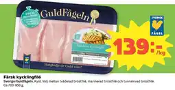 Coop Guldfågeln Färsk kycklingfilé erbjuda
