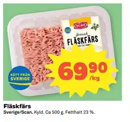 Coop Scan Fläskfärs erbjuda