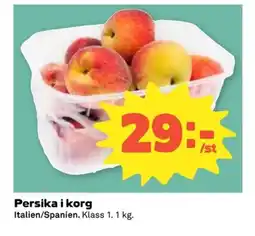 Coop Persika i korg erbjuda