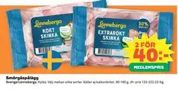 Coop Lönneberga Smörgåspålägg erbjuda
