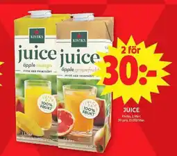 ICA Maxi Kiviks Juice erbjuda
