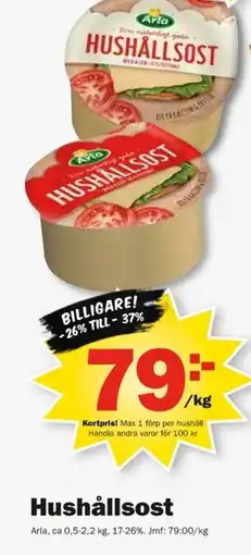 Pekås Hushållsost erbjuda